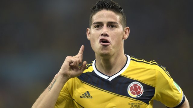 Colombias nationalhelt James Rodriguez vinder den gyldne støvle
